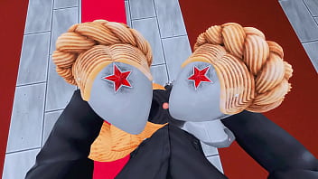 Two horny twins arranged hard sex and femdom for a young soldier