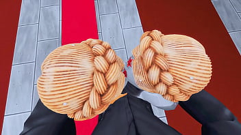 Two horny twins arranged hard sex and femdom for a young soldier