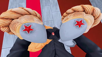 Two horny twins arranged hard sex and femdom for a young soldier