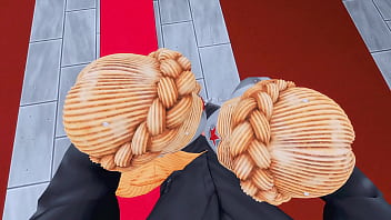 Two horny twins arranged hard sex and femdom for a young soldier