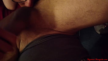 Best rimming from horny brunette