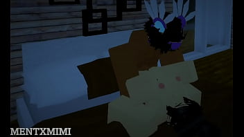 Railing my girlfriend in a lego game