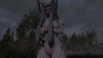 Wood elves fuck by a river skyrim