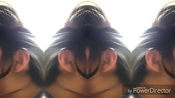 Mirrored latina sucking good dick