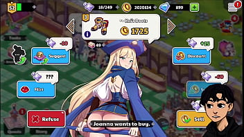 Nutaku waifu shop scenes from massage and sex toy domination events part 1