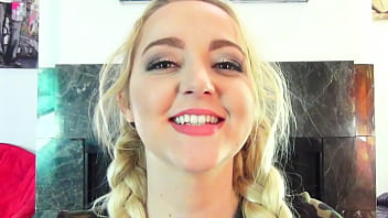 Rosegasm blonde babe eats ass & orgasms before a fat facial