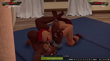 Darius vs lillith nf3d mixed kinky wrestling