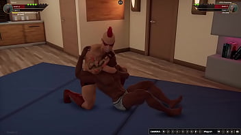 Darius vs lillith nf3d mixed kinky wrestling