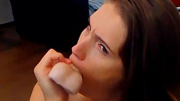 Cam slut and her dildo