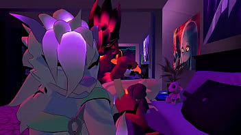 Furries have a fun time