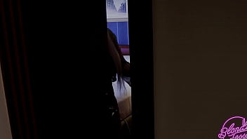 Sex with a fan on the room homemade blondie fesser