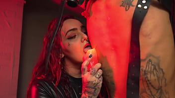 Dominating and biting danyel mast first bdsm session no 1