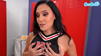 Horny girl fingers her wet pussy