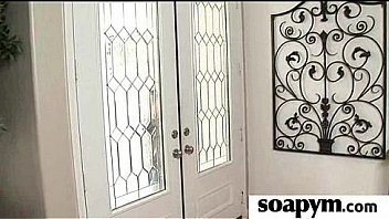 Friend gives him a soapy massage 8