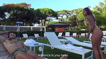 Hot swimming pool sex with stunning portuguese bombshell