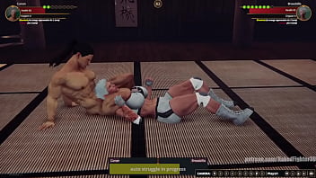 Conan vs broadzilla nf3d mixed mma femdom combat