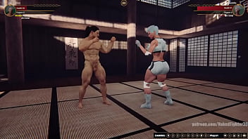 Conan vs broadzilla nf3d mixed mma femdom combat