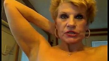 Naked grandmother teasing