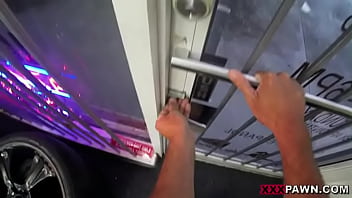 Girl trades in the goods