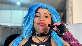 Jinx cosplay eating fetish – belly sounds burps and vore fantasy