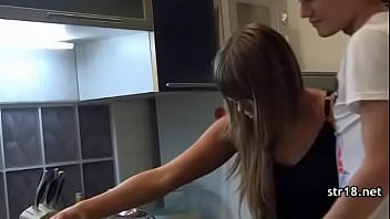 Skinny 18yo fucked hard