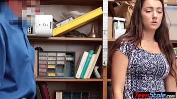 Cute young suspect banged hard by a perverted security guard