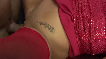 Renee richards gets a massive tittie cumshot as stacey saran watches