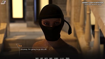 Masked big tits teen has public sex at a college party in front of everyone he cums on her big boobs taboo university steam game 3d animated hentai game part #17