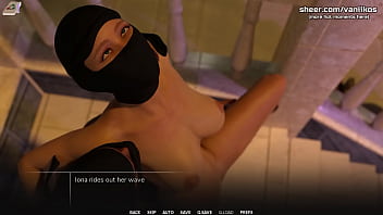 Masked big tits teen has public sex at a college party in front of everyone he cums on her big boobs taboo university steam game 3d animated hentai game part #17