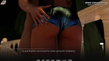 Masked big tits teen has public sex at a college party in front of everyone he cums on her big boobs taboo university steam game 3d animated hentai game part #17