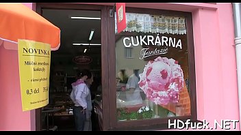 Horny cookie welcomes hard cock