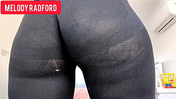 Milf in sheer leggings melody radford fucked