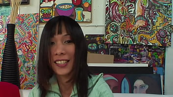 Asian milf miako fucking white man