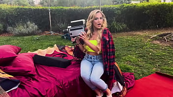 Hot blonde gets fucked hard by big dick