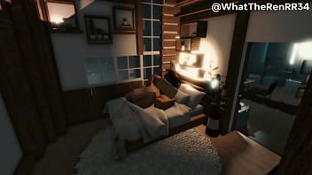 Succubus girlfriend bred in bed