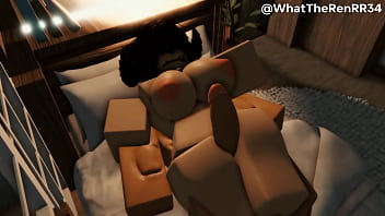 Succubus girlfriend bred in bed