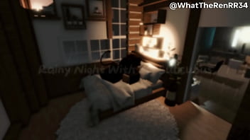 Succubus girlfriend bred in bed