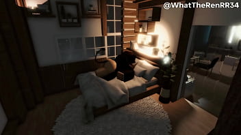 Succubus girlfriend bred in bed