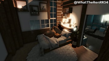 Succubus girlfriend bred in bed