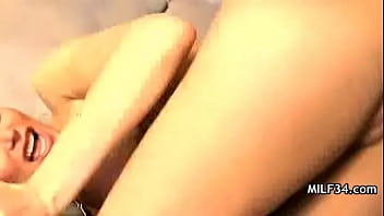 Trashy hot milf is horny for a fuck