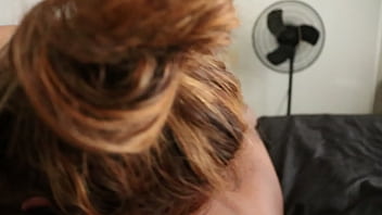 Latina cock sucking and pussy so good but her husband keep calling