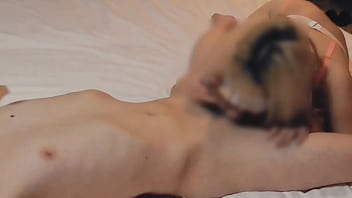 ビタミンカラーの下着を着た人妻にフェラされて騎乗位で精子を搾り取られる。home made amateur 個人撮影 kawasaki jk