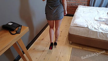 Beautiful girl in dress anal fucked