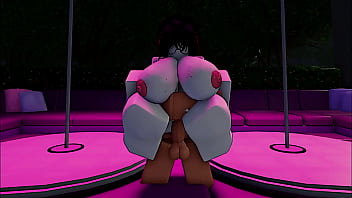 Fucking a roblox pawg in a party multiple creampies