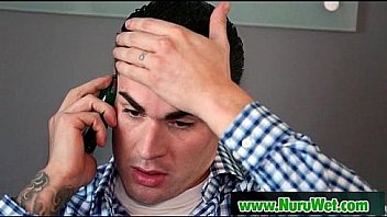 Japanese busty masseuse gives oral blowjob and nuru massage 20