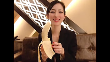 Japanese woman youtuber's sweet blowjob onto a banana with a condom and talk session Japanese woman youtuber's sweet blowjob onto a banana with a condom and talk session
