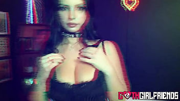 Horny gothic asteria jade welcomes hard cock after blowjob