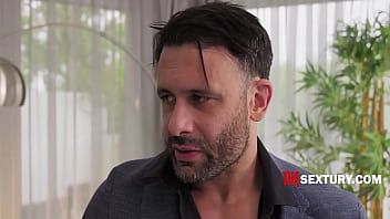 Euro petite blondie offers anal sex to a boyfriend ready to walk out