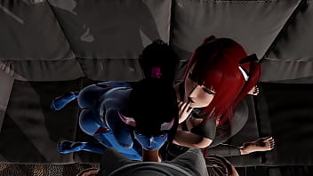Demon girl and redhead blow you bound by lust animated gameplay Demon girl and redhead blow you bound by lust animated gameplay