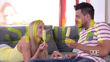 Small tits hungarian teen gives boyfriend ass licking